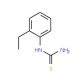 N-(2-ethylphenyl)thiourea (CAS 22265-77-6) - chemical structure image
