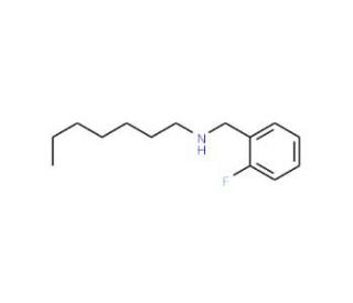 N-(2-Fluorobenzyl)-1-heptanamine - chemical structure image