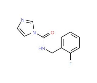 N-(2-fluorobenzyl)-1H-imidazole-1-carboxamide - chemical structure image