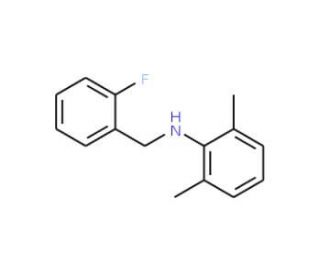 N-(2-Fluorobenzyl)-2,6-dimethylaniline - chemical structure image
