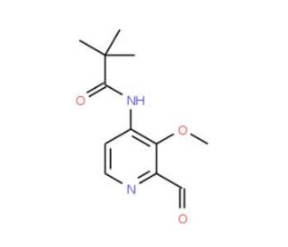 N-(2-Formyl-3-methoxypyridin-4-yl)pivalamide (CAS 1171919-99-5) - chemical structure image