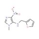 N-(2-furylmethyl)-1-methyl-4-nitro-1H-imidazol-5-amine - chemical structure image