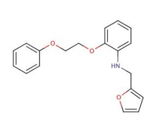 N-(2-Furylmethyl)-2-(2-phenoxyethoxy)aniline - chemical structure image