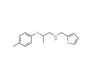 N-(2-Furylmethyl)-2-(4-methylphenoxy)-1-propanamine - chemical structure image