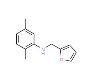 N-(2-Furylmethyl)-2,5-dimethylaniline - chemical structure image