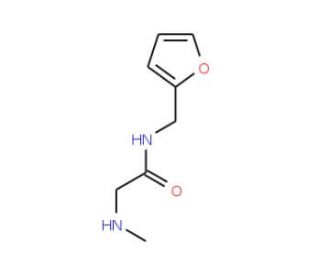 N-(2-Furylmethyl)-2-(methylamino)acetamide - chemical structure image