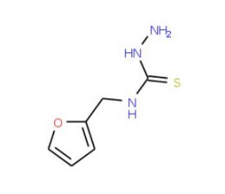 N-(2-furylmethyl)hydrazinecarbothioamide (CAS 96860-19-4) - chemical structure image