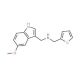 N-(2-Furylmethyl)-N-[(5-methoxy-1H-indol-3-yl)-methyl]amine - chemical structure image