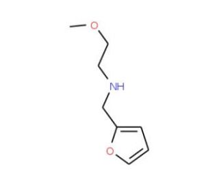 N-(2-furylmethyl)-N-(2-methoxyethyl)amine - chemical structure image