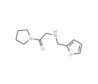 N-(2-Furylmethyl)-N-(2-oxo-2-pyrrolidin-1-ylethyl)amine - chemical structure image