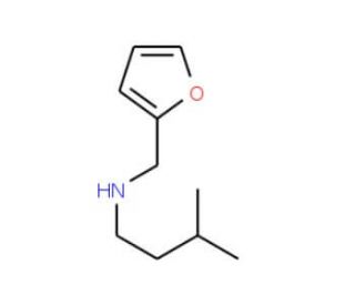 N-(2-Furylmethyl)-N-(3-methylbutyl)amine - chemical structure image