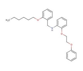 N-[2-(Hexyloxy)benzyl]-2-(2-phenoxyethoxy)aniline - chemical structure image
