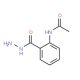 N-[2-(Hydrazinocarbonyl)phenyl]acetamide (CAS 6635-75-2) - chemical structure image