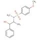 N-(2-Hydroxy-1-methyl-2-phenyl-ethyl)-4-methoxy-N-methyl-benzenesulfonamide - chemical structure image