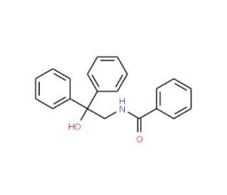 N-(2-Hydroxy-2,2-diphenylethyl)benzenecarboxamide (CAS 55275-59-7) - chemical structure image