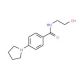 N-(2-Hydroxyethyl)-4-(1-pyrrolidinyl)-benzenecarboxamide - chemical structure image