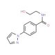 N-(2-Hydroxyethyl)-4-(1H-pyrazol-1-yl)-benzenecarboxamide - chemical structure image