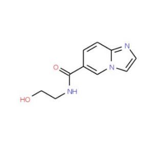 N-(2-Hydroxyethyl)imidazo[1,2-a]pyridine-6-carboxamide - chemical structure image