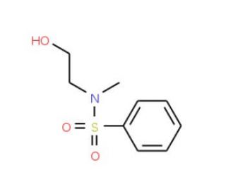 N-(2-Hydroxyethyl)-N-methylbenzenesulfonamide (CAS 59724-60-6) - chemical structure image
