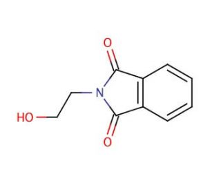 N-(2-Hydroxyethyl)phthalimide (CAS 3891-07-4) - chemical structure image