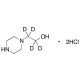 N-(2-Hydroxyethyl)piperazine-d4 Dihydrochloride (CAS 1160357-16-3) - chemical structure image