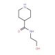 N-(2-hydroxyethyl)piperidine-4-carboxamide (CAS 30672-46-9) - chemical structure image