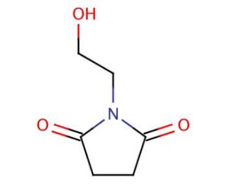 N-(2-Hydroxyethyl)succinimide (CAS 18190-44-8) - chemical structure image