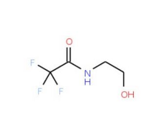 N-(2-Hydroxyethyl)trifluoroacetamide (CAS 6974-29-4) - chemical structure image