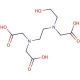 N-(2-Hydroxyethyl)ethylenediamine-N,N′,N′-triacetic acid (CAS 150-39-0) - chemical structure image