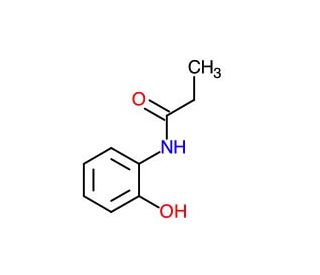 N-(2-Hydroxyphenyl)propanamide (CAS 6963-37-7) - chemical structure image