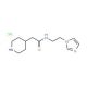 N-(2-Imidazol-1-yl-ethyl)-2-piperidin-4-yl-acetamide hydrochloride - chemical structure image