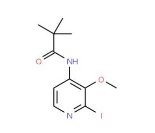 N-(2-Iodo-3-methoxypyridin-4-yl)pivalamide - chemical structure image