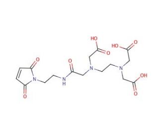 [N-(2-Maleimidoethyl]ethylenediamine-N,N,N&prime;,N&prime;-tetraacetic Acid, Monoamide (CAS 1185102-85-5) - chemical structure image