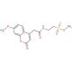 N-[2-Methanethiosulfonylethyl]-7-methoxycoumarin-4-acetamide (CAS 887406-79-3) - chemical structure image