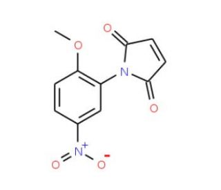 N-(2-Methoxy-5-nitrophenyl)maleimide (CAS 17392-67-5) - chemical structure image