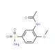 N-(2-Methoxy-5-sulfamoyl-phenyl)-acetamide (CAS 85605-29-4) - chemical structure image