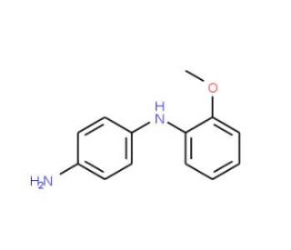 N-(2-Methoxy-phenyl)-benzene-1,4-diamine (CAS 5840-11-9) - chemical structure image