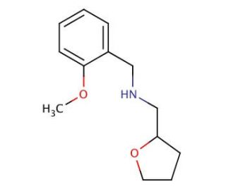 N-(2-methoxybenzyl)-N-(tetrahydrofuran-2-ylmethyl)amine - chemical structure image