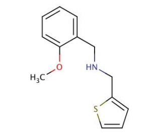 N-(2-methoxybenzyl)-N-(thien-2-ylmethyl)amine - chemical structure image