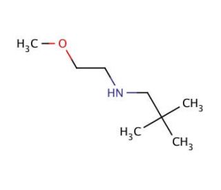 N-(2-Methoxyethyl)-2,2-dimethyl-1-propanamine - chemical structure image