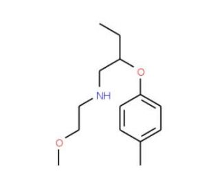 N-(2-Methoxyethyl)-2-(4-methylphenoxy)-1-butanamine - chemical structure image