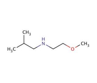 N-(2-methoxyethyl)-2-methylpropan-1-amine - chemical structure image