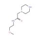 N-(2-Methoxyethyl)-2-piperazin-1-ylacetamide - chemical structure image