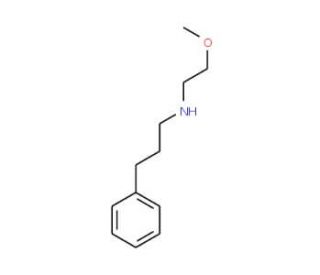 N-(2-Methoxyethyl)-3-phenyl-1-propanamine - chemical structure image
