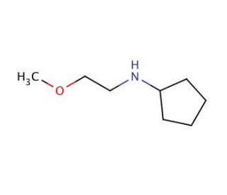 N-(2-methoxyethyl)cyclopentanamine - chemical structure image