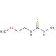N-(2-methoxyethyl)hydrazinecarbothioamide (CAS 6926-54-1) - chemical structure image