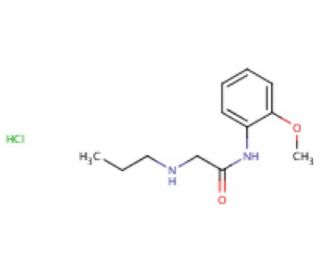 N-(2-methoxyphenyl)-2-(propylamino)acetamide hydrochloride - chemical structure image