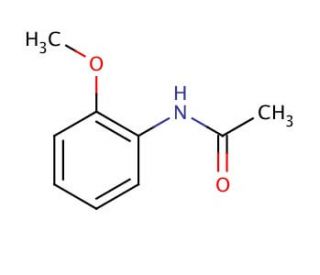 N-(2-Methoxyphenyl)acetamide (CAS 93-26-5) - chemical structure image