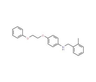N-(2-Methylbenzyl)-4-(2-phenoxyethoxy)aniline - chemical structure image