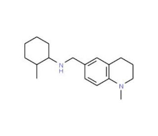 N-(2-Methylcyclohexyl)-N-[(1-methyl-1,2,3,4-tetrahydroquinolin-6-yl)methyl]amine - chemical structure image